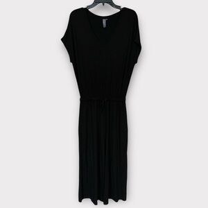 Sweaty Betty Women’s XS Black Take It Easy Drawstring Jersey Knit Jumpsuit